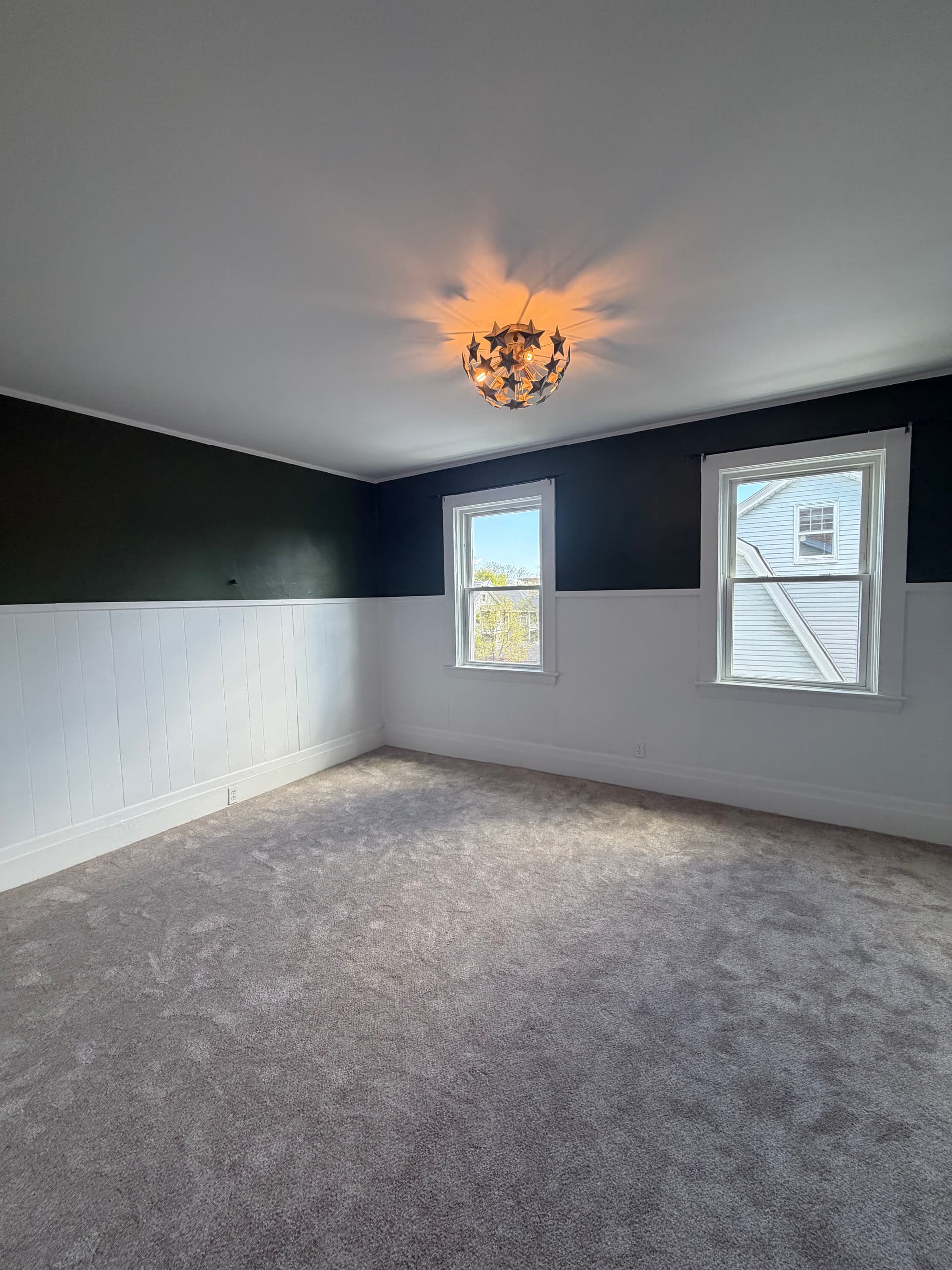 Baby Room Gets a Clean Two-Tone Painted Makeover image