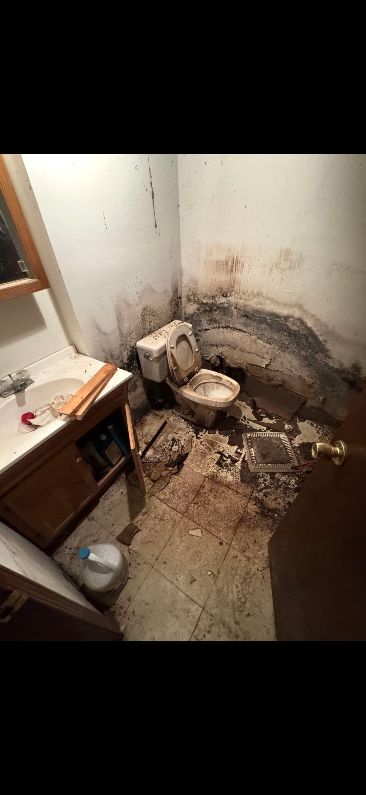 Half Bathroom Makeover Done Right image