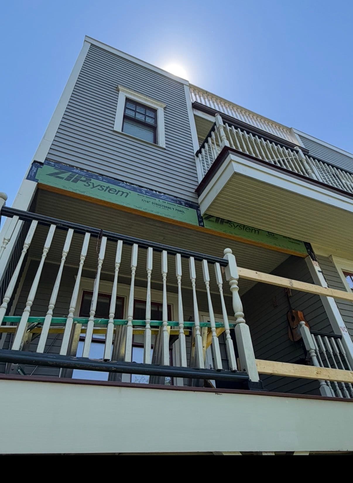 Project Mahogany Railing Replacement With a Clean Painted Finish image