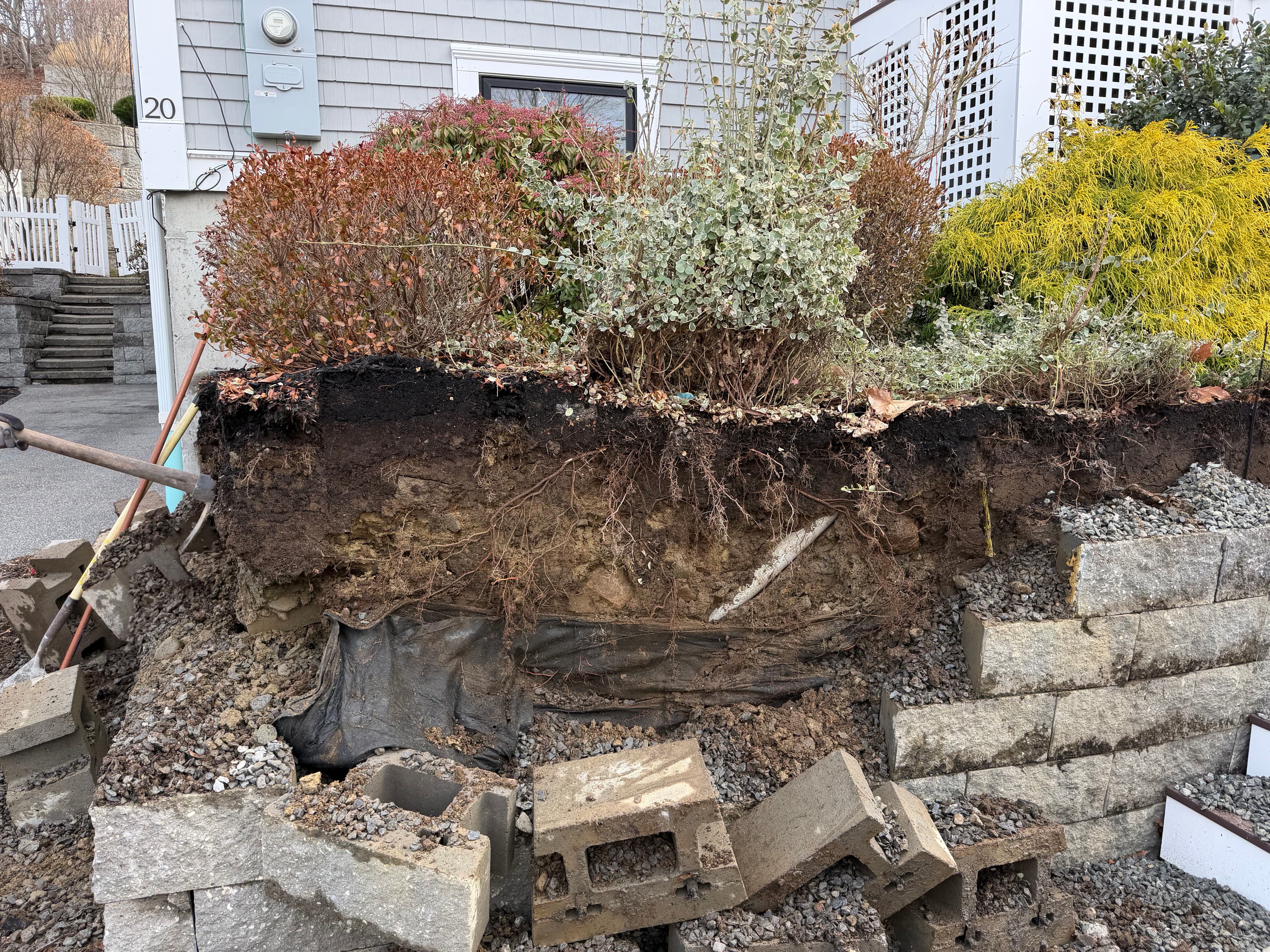 Project Stunning Landscape Renovation with New Retaining Wall image